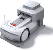 ECOVACS Goat robotmaaier G1 800, automatische robotmaaier met navigatiebakens, AIVI 3D, RTK navigatie en de mogelijkheid om via de mobiele app maximaal 16 maaizones aan te maken, ontgrendel ongeëvenaarde terreinvaardigheid buiten met onze uitzonderlijke p
