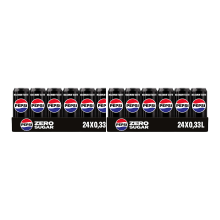 PEPSI Zero Sugar Cola   24 x 330 ml x2