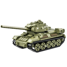 WANGE T 34 85 Medium tank 602 stuks bouwstenenset voor hobbybouwers