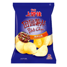 Oishi aardappelchips barbecuesmaak 80 g