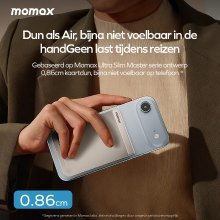 MOMAX 1 Power S.Pass Magnetische Draadloze Opladen Powerbank, 5000 mAh Draagbare Oplader