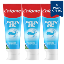 Colgate Tandpasta   Fresh Gel 75 ml (3 Pack)