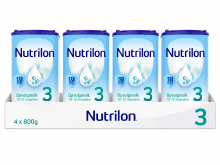 Nutrilon 3 Opvolgmelk Flesvoeding 10 tot 12 maanden 3 Segment 4*800 gr