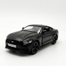 RMZCity Schaal 1:36 Ford Mustang zwart modelauto van metaal met openingselementen en pull back actie – kinderauto speelgoedcadeau