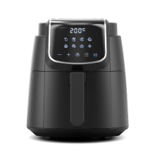 Midea Airfryer   4L, 1500W, 8 voorgeprogrammeerde standen, 35 200°C, bakken, braden, grillen, ontdooien, schud alarm, 60 minuten timer, 41 recepten, vaatwasmachinebestendig