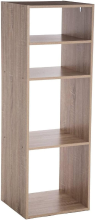 5Five Opbergkast met 4 Planken   Houtkleur, 34,5 x 32 x 100,5 cm