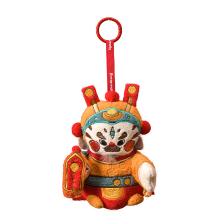 Emma Molly God of Wealth Geluksgeur Pluche Pop Hanger Burgerlijke God of Rijkdom   Zhao Gongming