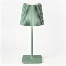 Tafellamp met groene strepen