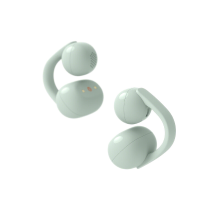 Sony LinkBuds Clip – Draadloze open ear oordopjes， Kleur: Groen