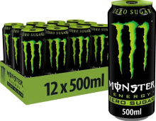Monster Energy Zero Soda   12 x 500 ml