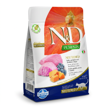 Farmina N&D Pompoen gesteriliseerde kat lam 300 g