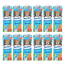 Bambix drinkpap, koekje, 12+ maanden, 3* 4 =12 x 250 ml