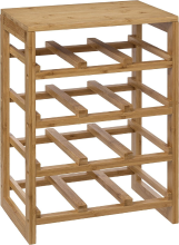 5Five Bamboe Wijnrek   12 flessen, 35 x 24 x 47 cm