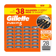 Gillette Fusion5 scheermesjes voor mannen   28 stuks