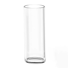 Yuejia 30 cm glazen vaas, grote transparante glazen vaas, ronde smalle vaas, transparante bloemenvaas, cilindrische glazen vaas voor orchideeën, rozen, tulpen, pampasgras, tafeldecoratie, kaars enz.