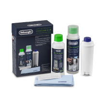 De'longhi DE‘LONGHI koffieonderhoudsset   bevat waterfilter, ontkalker, reiniger, doek en teststrip
