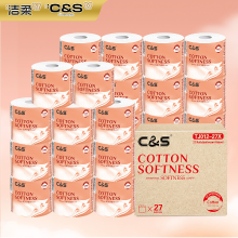 C&S 4 laags toiletpapier 120 g (27 rollen)