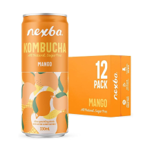 Nexba Kombucha Mango   12 x 330 ml