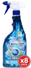 Ambi Pur WC Active Moonlight Flowers Toiletreiniger Spray – 8 x 750 ml