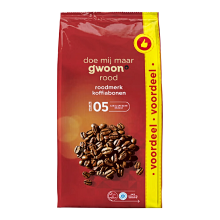 G'woon Rode Merk Koffiebonen   1000 g