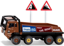 Siku MAN truck 8 x 8   bruin, 10,3 cm