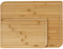 5Five Bamboe Snijplank Set   2 stuks, 35 x 25 cm, Lichtbruin