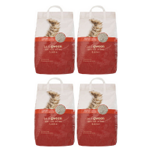 G'woon g'woon sterk absorberende kattenbakvulling, 10 L zak*4