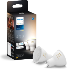 Philips Hue Spot   warm tot koelwit licht   2 pack   GU10