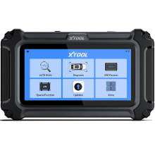 XTOOL Autoscanner D5 OBD2 Scanner ABS SRS Check Engine Codelezer 10 Reset | Throttle Body Relearn Scan Tool EPB Service ABS Bleed 4 Systemen Diagnosetool voor Auto en Vrachtwagen met Live Data Gratis Update