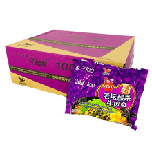 Uni President Unif Noodles (Zak)   Rundvlees & zuurkool 119g (Doos van 24)