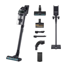 Samsung VS20C954CTN/WA Jet 95 Stick Stofzuiger   Clean Station   210 W Zuigkracht   60 minuten gebruiksduur   Titanium afwerking
