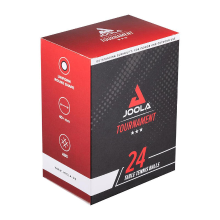 JOOLA tafeltennisbal 24 pack toernooi*** ABS 40+ WH