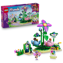 LEGO Friends 42702 Draaiende theekopjesattractie met bloementhema