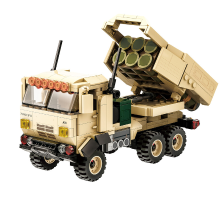 WANGE M142 Himars raketwerper 457 stuks bouwstenenset voor hobbybouwers