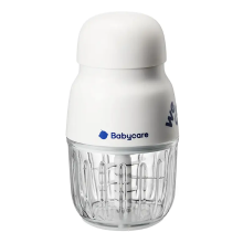 BC Babycare Mini keukenmachine, 300 ml, babyvoeding blender, keukenapparaat voor eenpersoonsgebruik, compacte blender voor ontbijt