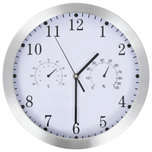VidaXL Wandklok met kwartsmechanisme   30 cm, wit