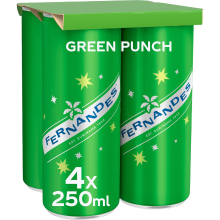 Fernandes Green Punch Frisdrank   4 x 250 ml