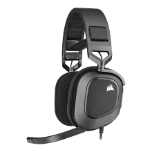 CORSAIR HS80 RGB USB gamingheadset   koolstofkleurig   7,1 surroundgeluid