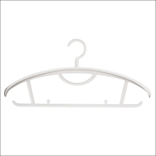 SNSP 10 stuks plastic kledinghangers met brede schouders, zonder afdrukken, extra dik, antislip, niet vervormend, 2 kleuren, superaanbiedingen
