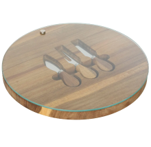 Secret de Gourmet Mina Kaasplank   Acaciahout, 30 cm, Natuurlijk