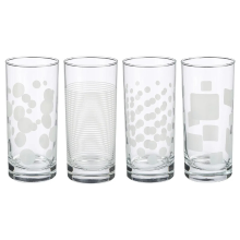 Secret de Gourmet Glazen Set van 4 Toni'eau Hoge Tumblers   48 cl