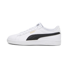 PUMA Heren Sneakers Wit Zwart Goud PUMA Smash 3.0 L Collectie 38