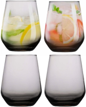 Alpina drinkglas set   rook, 450 ml, 4 stuks