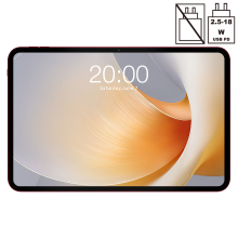 TECLAST T65 Plus tablet met 13,4 inch 120 Hz scherm, Android 15, dual sim 4 G LTE + 5 G wifi, MTK G99 2,2 GHz achtkernig, 20 GB RAM + 256 GB ROM, Widevine L1/8 MP + 13 MP/Bluetooth 5.2/GPS, 2025
