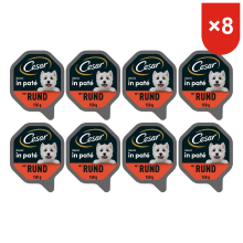 Cesar Alu Classic nat hondenvoer rund 150 g * 8