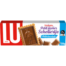 Lu Scholiertje Melk Chocolade Koekjes   150 g