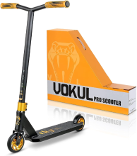 Vokul K1 Pro stuntstep   Freestyle step voor beginners en gevorderden, geschikt voor kinderen vanaf 8 jaar, tieners en volwassenen   Kwaliteitsstep voor jongens en meisjes (DYNO01 BLK)