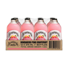 Bundaberg Pink Grapefruit   12 x  375 ml