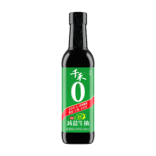Qian He Qianhe Licht Sojasaus met 35% Minder Zout 500 ml