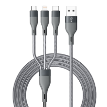 Ochama 3 in 1 oplaadkabel   Apple Type C Android   oplaadkabel met drie koppen compatibel met iPhone 16/17, Xiaomi, Huawei, Honor, Samsung